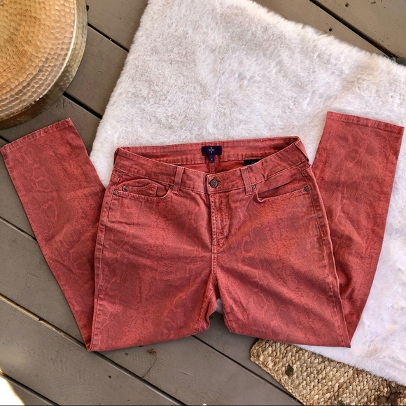 NYDJ | Sheri Python Print Skinny Jeans - Picture 10 of 15